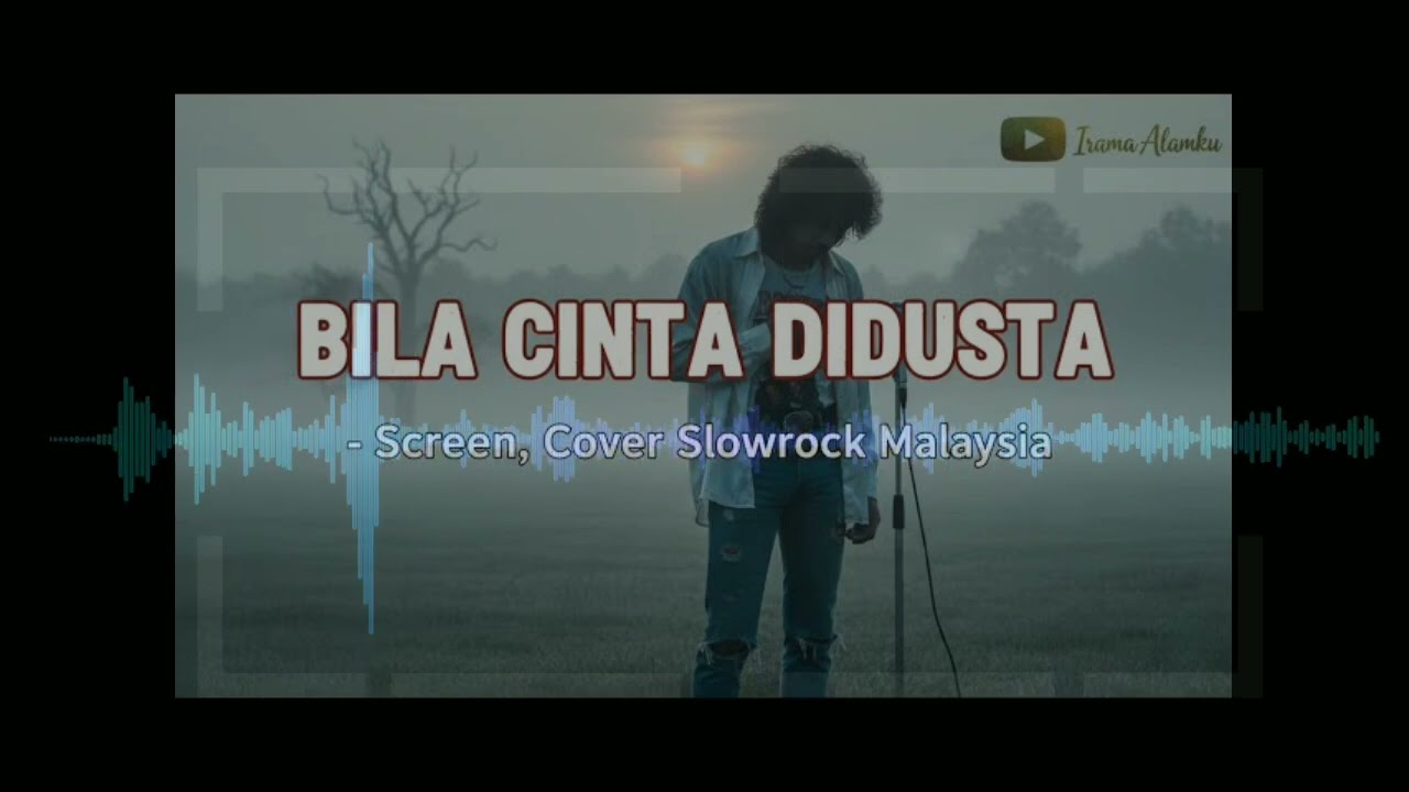 BILA CINTA DIDUSTA SCREEN KARAOKE VERSION ROCK #karaoke #lagumalaysia #music