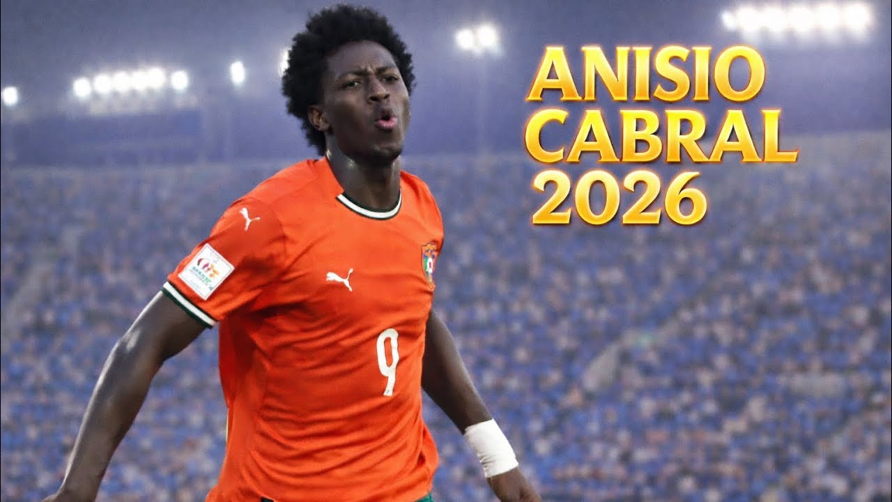 ANISIO CABRAL 2026 Benfica talent 17 years old U18 Portugal player best goal skills dribbling 