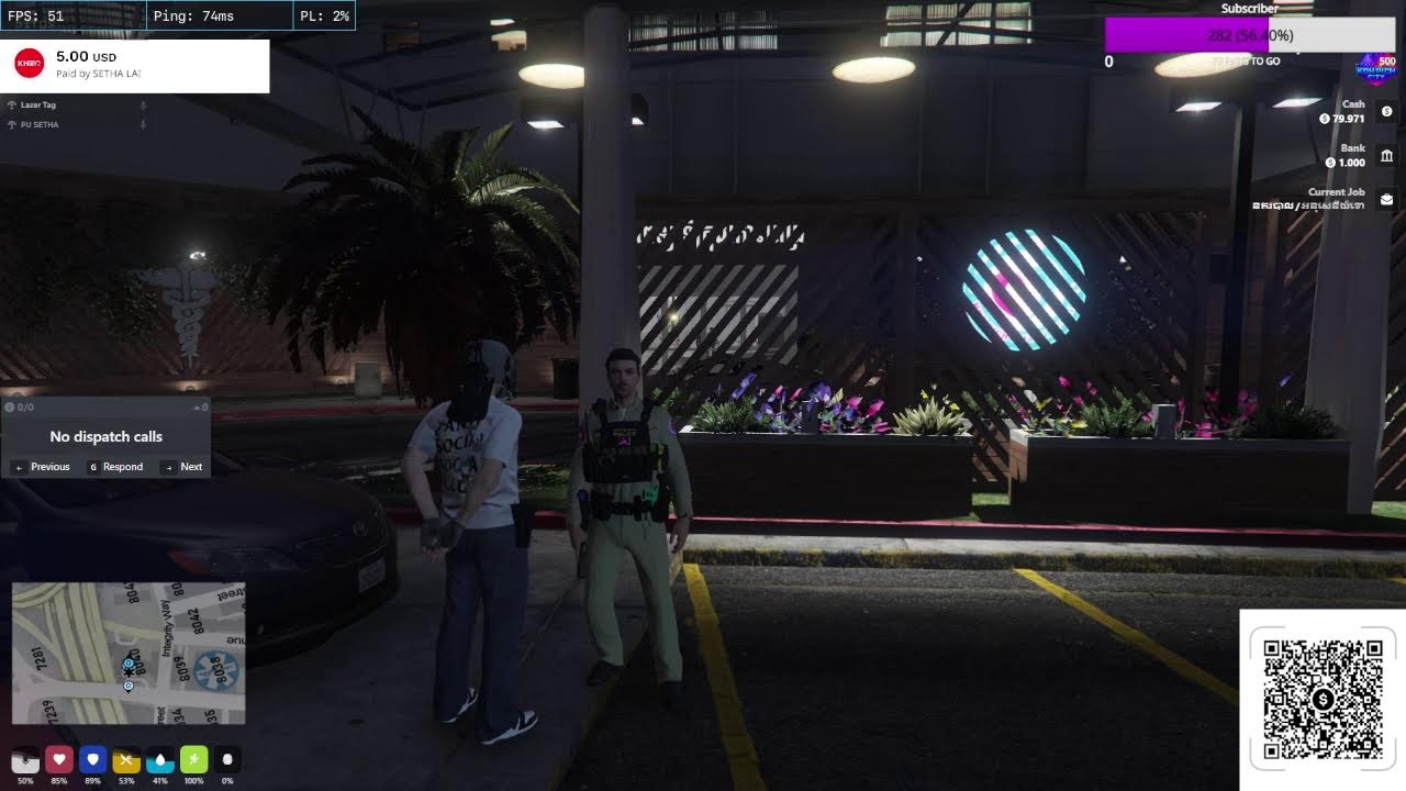 🛑 Live Stream បែកគ្នាយូរហើយ#GTA5 #kohpichCity #Roleplay