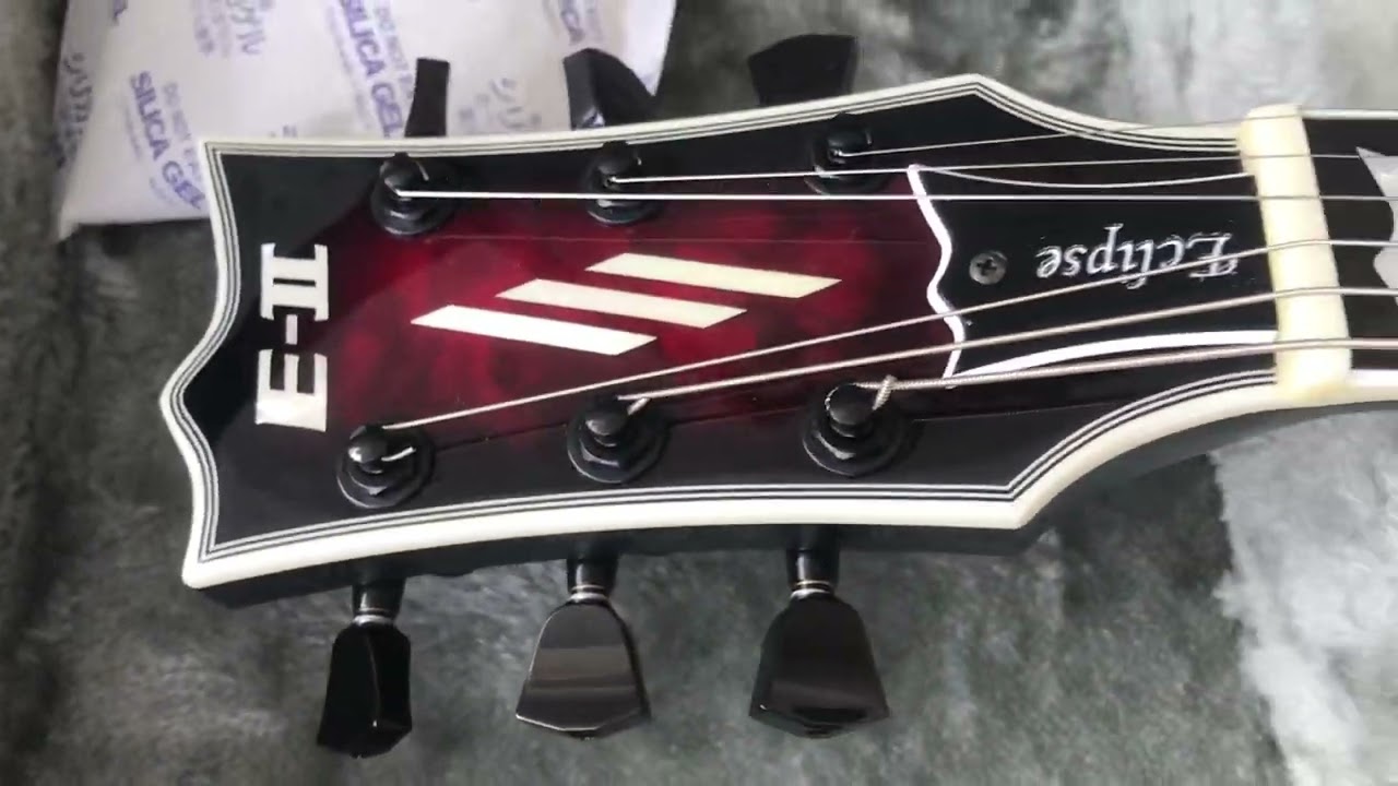 ESP E-II ECLIPSE SEE THRU BLACK CHERRY SUNBURST