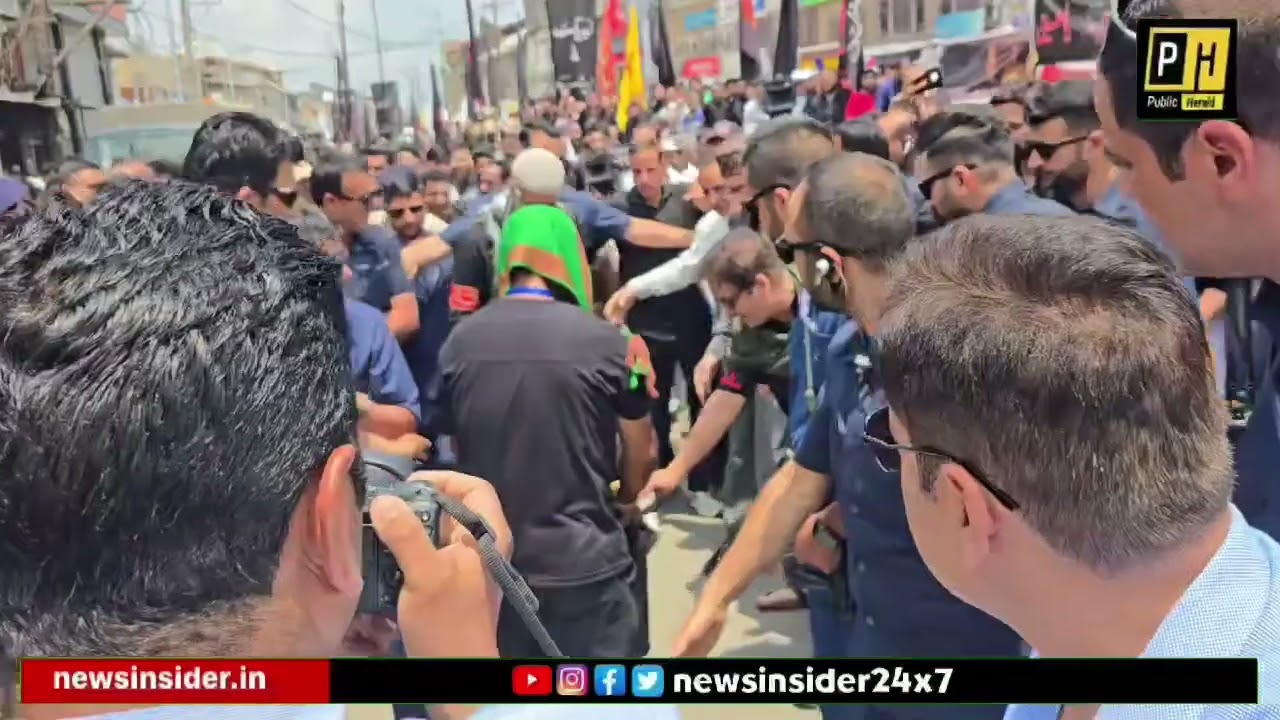 #Watch: Cm Omar Abdullah joins 10th Muharram procession Zadibal Srinagar
