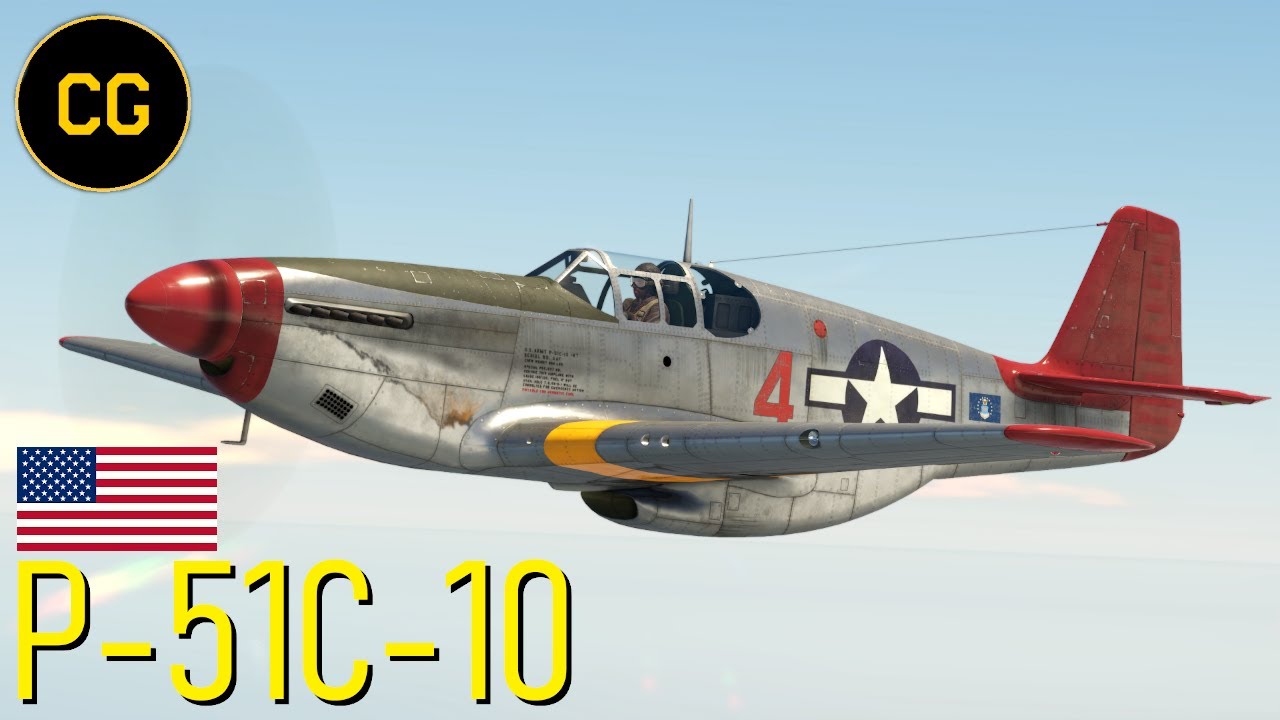 War Thunder — P-51C-10 — 3 Kills