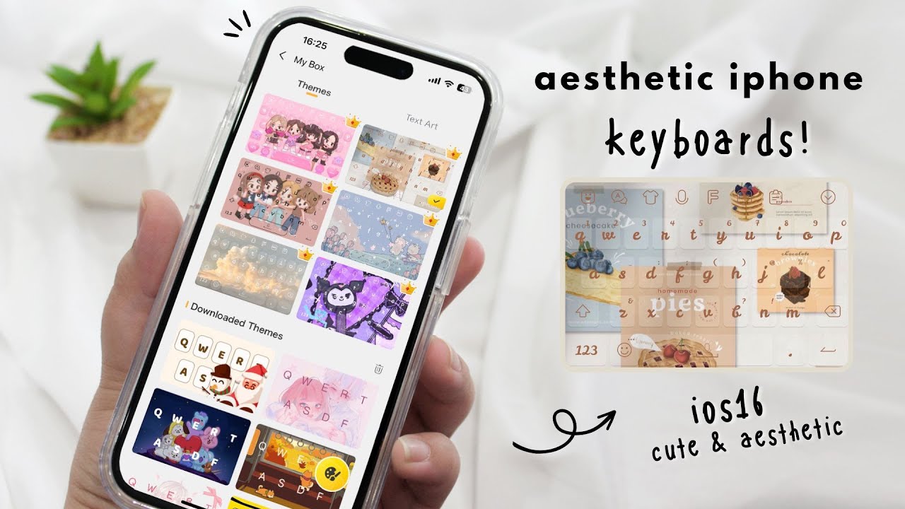 how to have an aesthetic iPhone keyboards🌷 *iOS16
