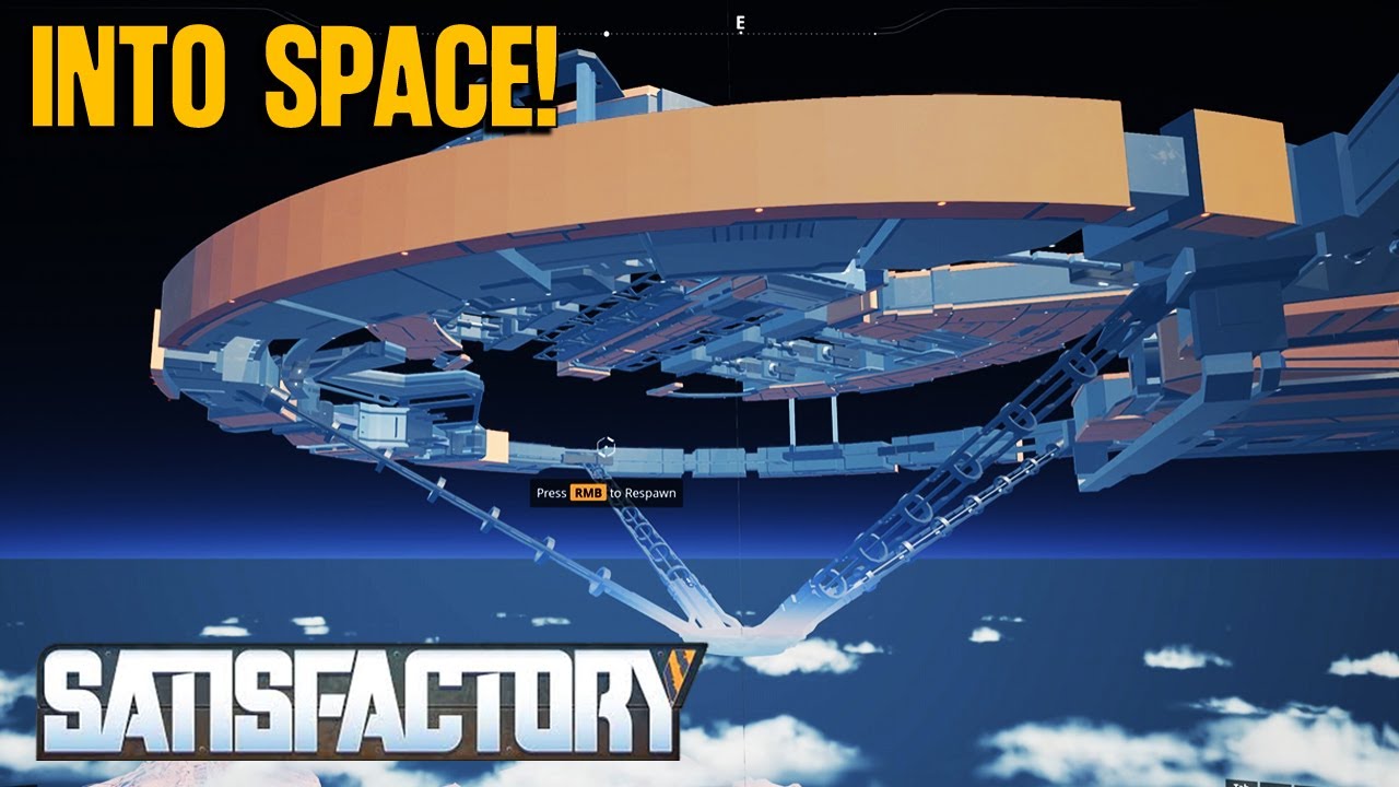 Satisfactory Hyper Tube Cannon – Particle Accelerator to Space!
