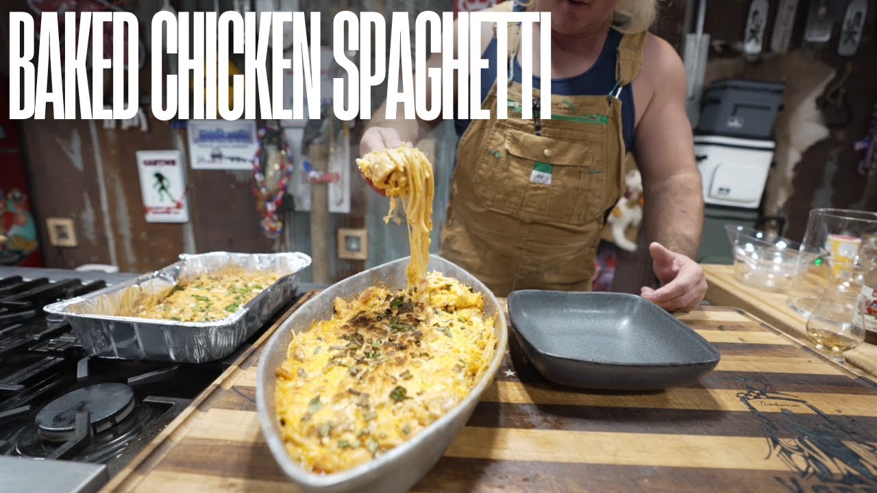 Baked Chicken Spaghetti Perfection