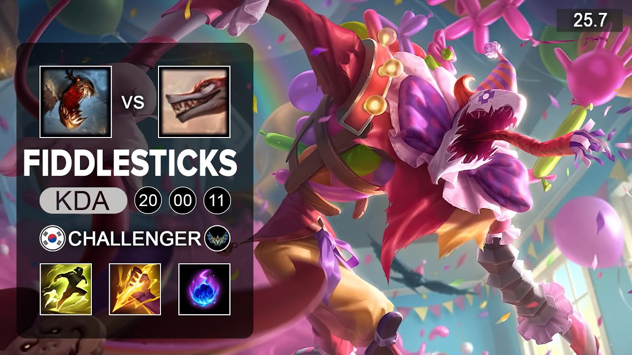Fiddlesticks vs Naafiri Jungle - KR Challenger - Patch 25.7 Season 17