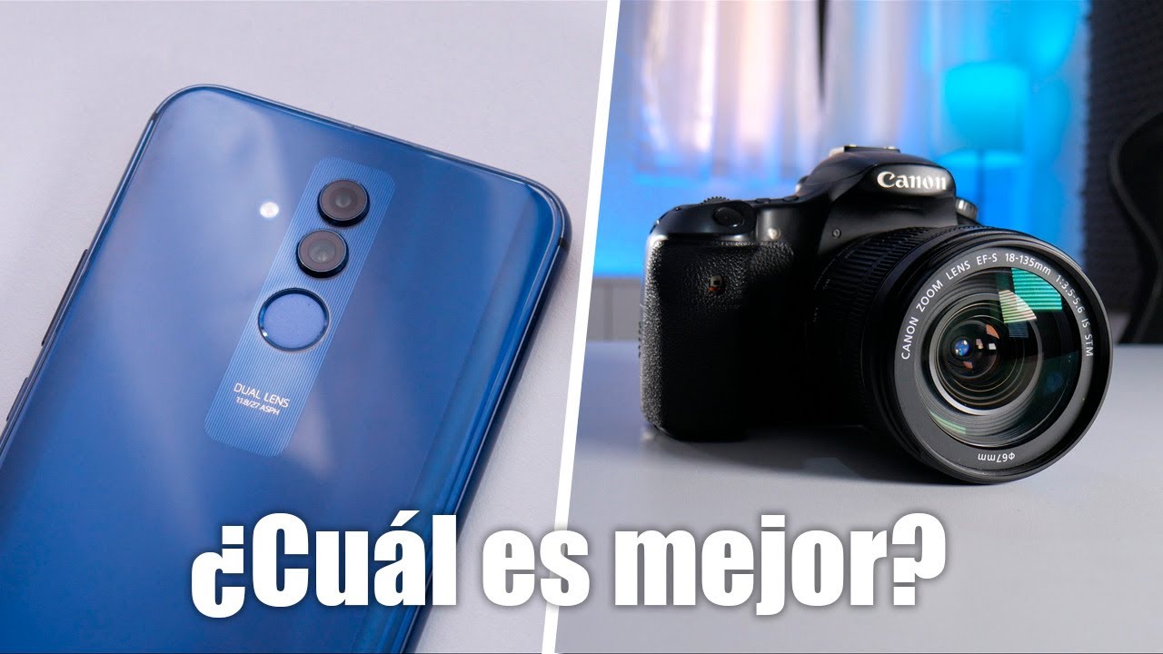 Antes de comprar un celular POR SU CÁMARA, mira esto... Cámara de móvil vs Cámara Pro