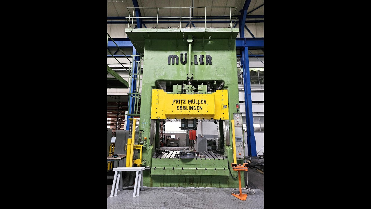 Prasa hydrauliczna Fritz Mueller Esselingen ZE 625-4