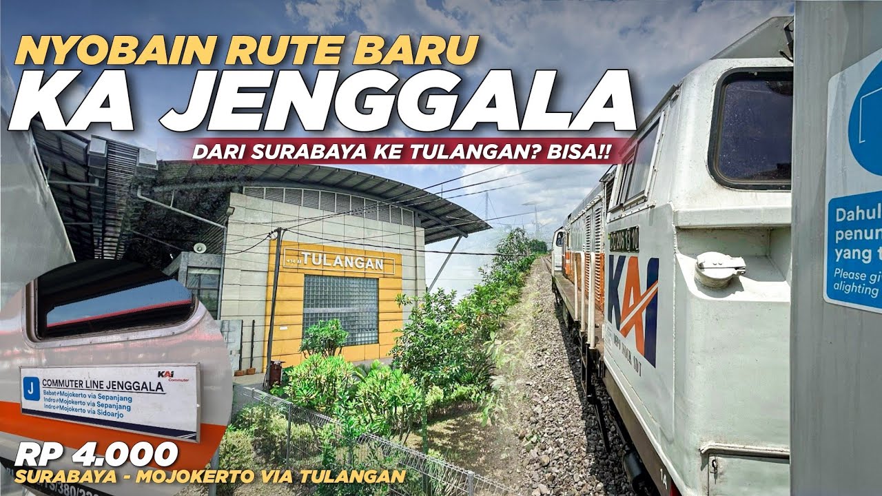 NYOBAIN RUTE TERBARU KA JENGGALA 2025🤩 CUMA 4 RIBU.. Surabaya - Mojokerto Tapi Kok Lewat Tulangan?