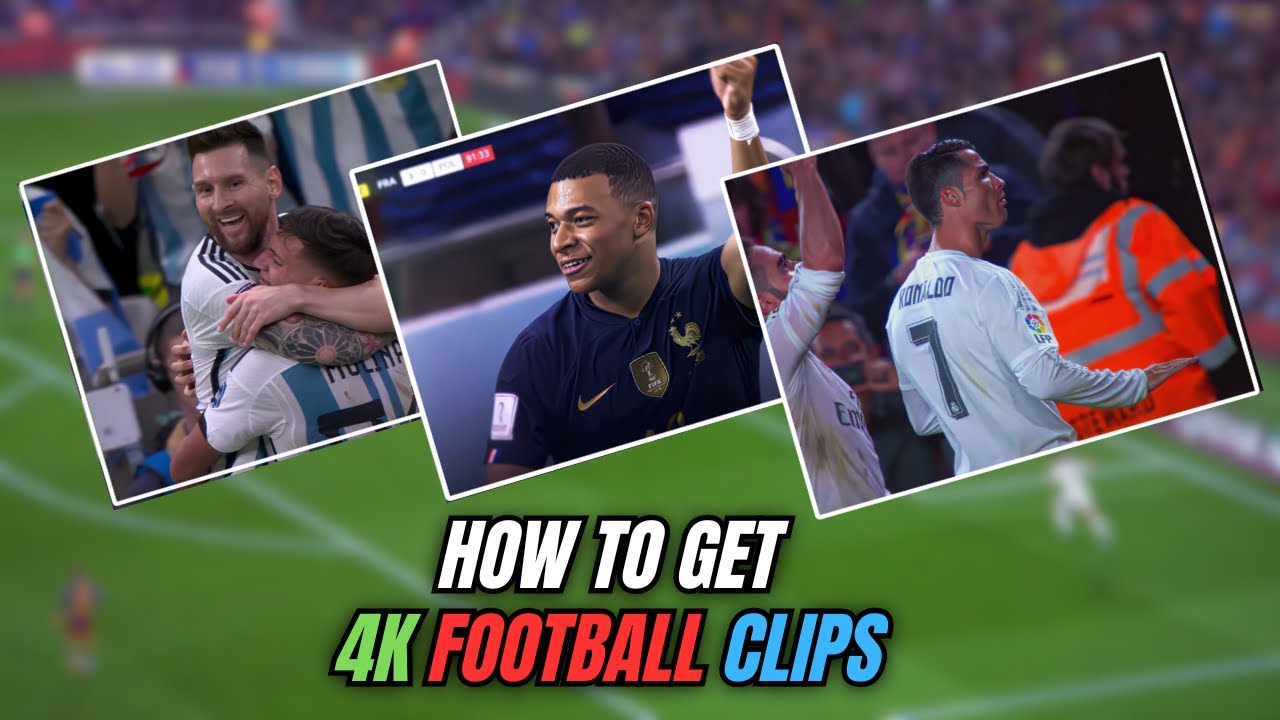 How to Get 4K Football Clips for Editing (No watermark)