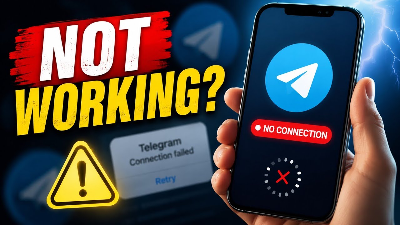 Telegram Not Working? Fix Connecting Issue 2026 | Telegram Connecting Problem Solution