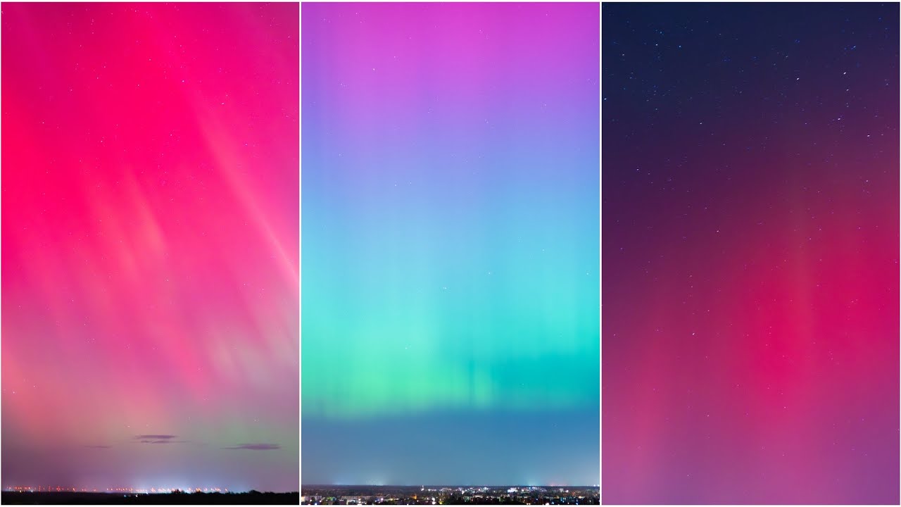 Polarlichter Aurora Borealis 10. Oktober 2024 - Berlin Deutschland
