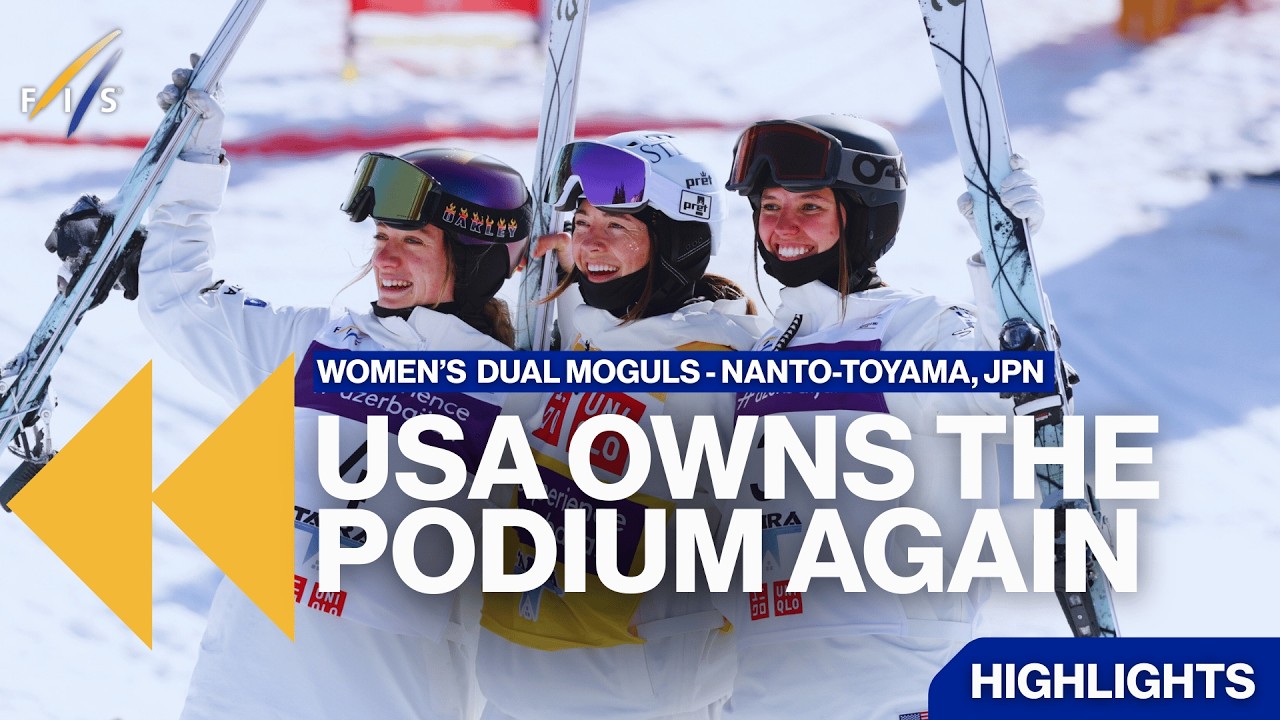 Clean Sweep for USA for the Second Time This Season | Highlights | FIS Freestyle Skiing