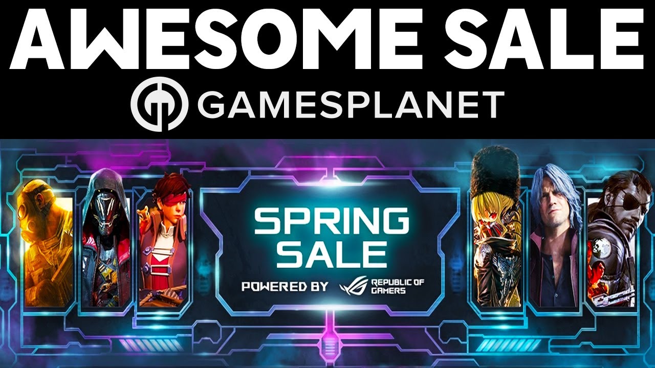 AWESOME PC Games Sale - GamesPlanet Spring Sale 2021!