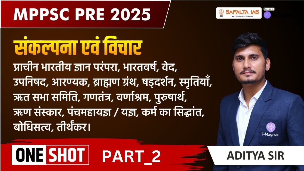 MPPSC PRE 2025 | MPPSC PRE HISTORY CLASSES | MPPSC PRE UNIT 1 CLASSES | संकल्पना एवं विचार  PART-2
