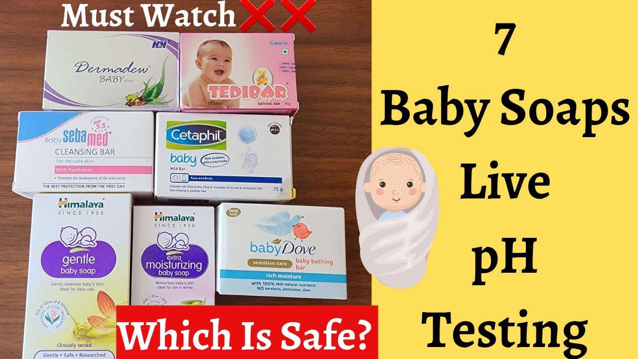 7 Baby Soaps pH Testing|Which One Is Good? Baby Soap pH Level Live Test Result| In Tamil| Best Soap