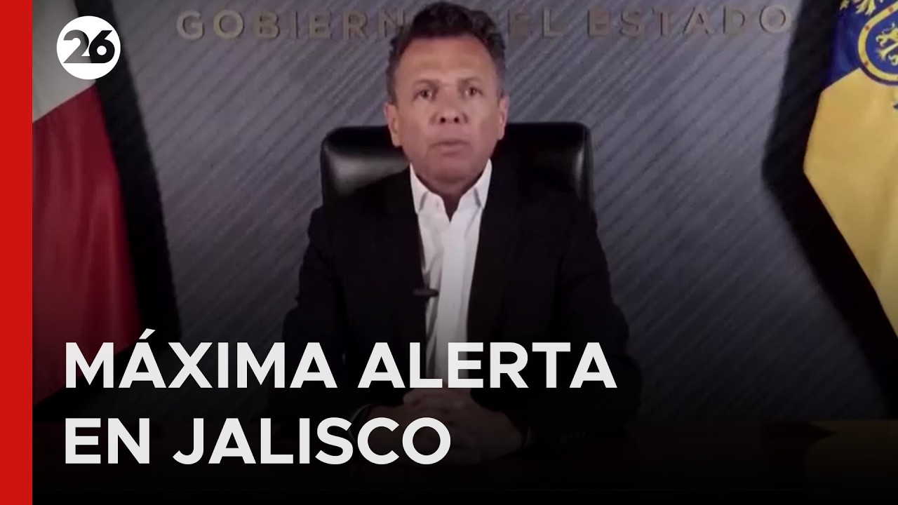 🚨 CÓDIGO ROJO EN JALISCO | El gobernador activa alerta máxima tras muerte del Mencho