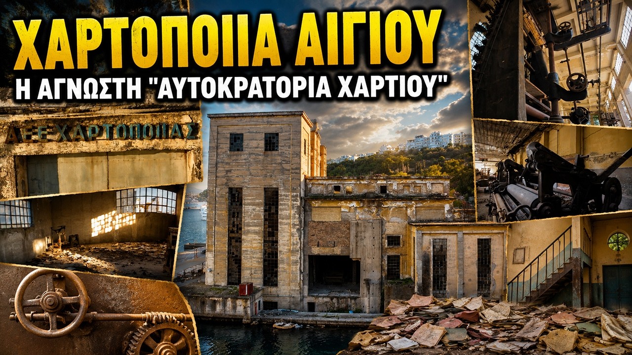Η άγνωστη «αυτοκρατορία χαρτιού» που στεγαζόταν στο μεγαλύτερο βιομηχανικό κτήριο της Ελλάδας
