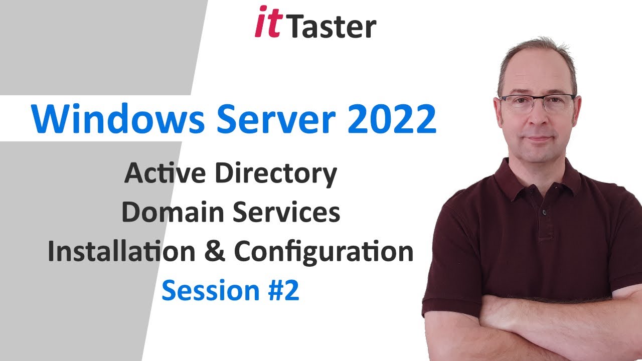 Установка и настройка доменных служб Active Directory — Windows Server 2022 | Сессия 2