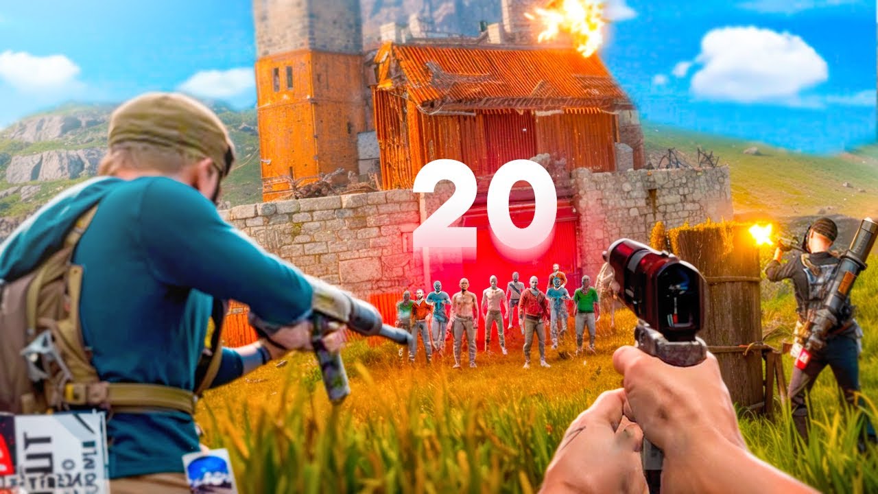 We onlined a 20 deep clan - Rust Console