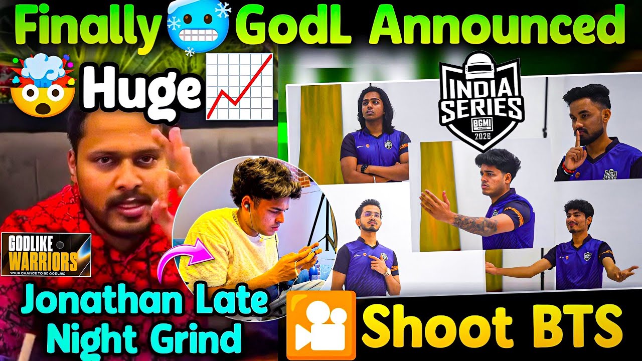 Finally! GodLike Announced🔥 This Is Huge🤯 Jonathan Late Night Grind🫡 GodL Shoot BTS🚨
