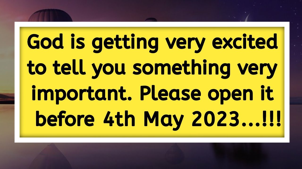 😱God is getting very excited to tell you something very important... @GodsMercy1111#bible