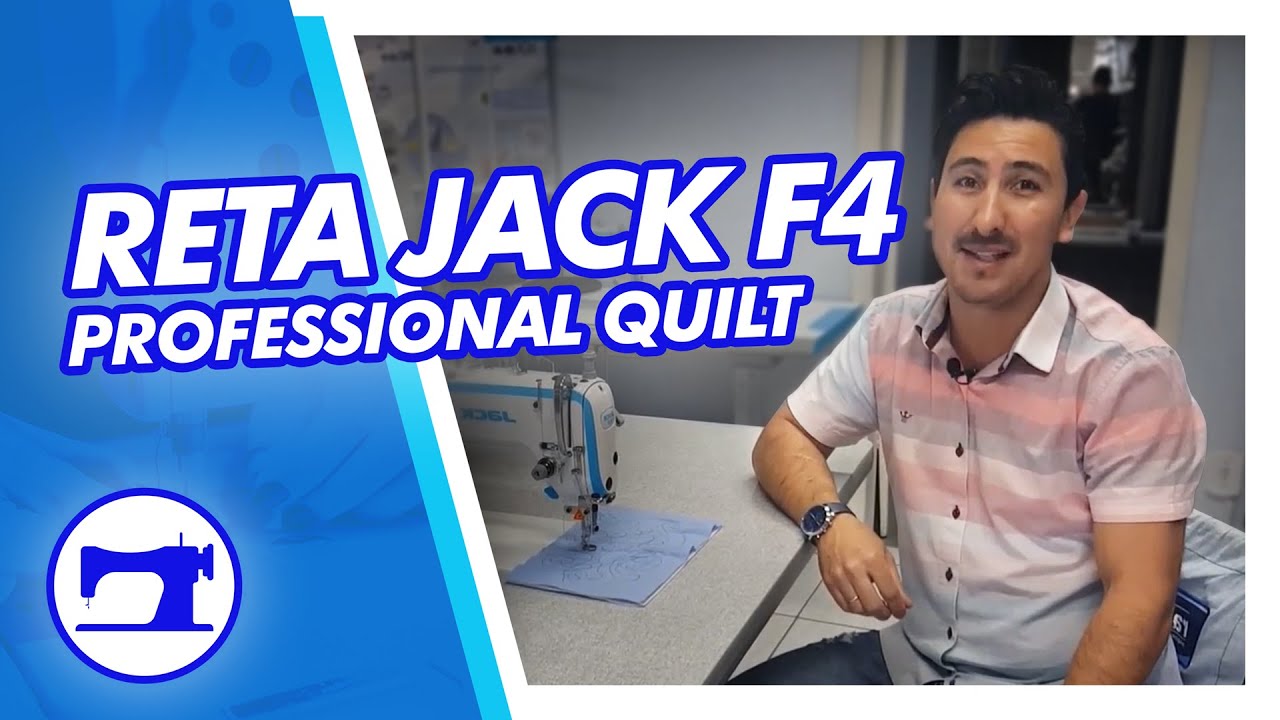 Reta Jack F4 Professional Quilt com mesa transversal
