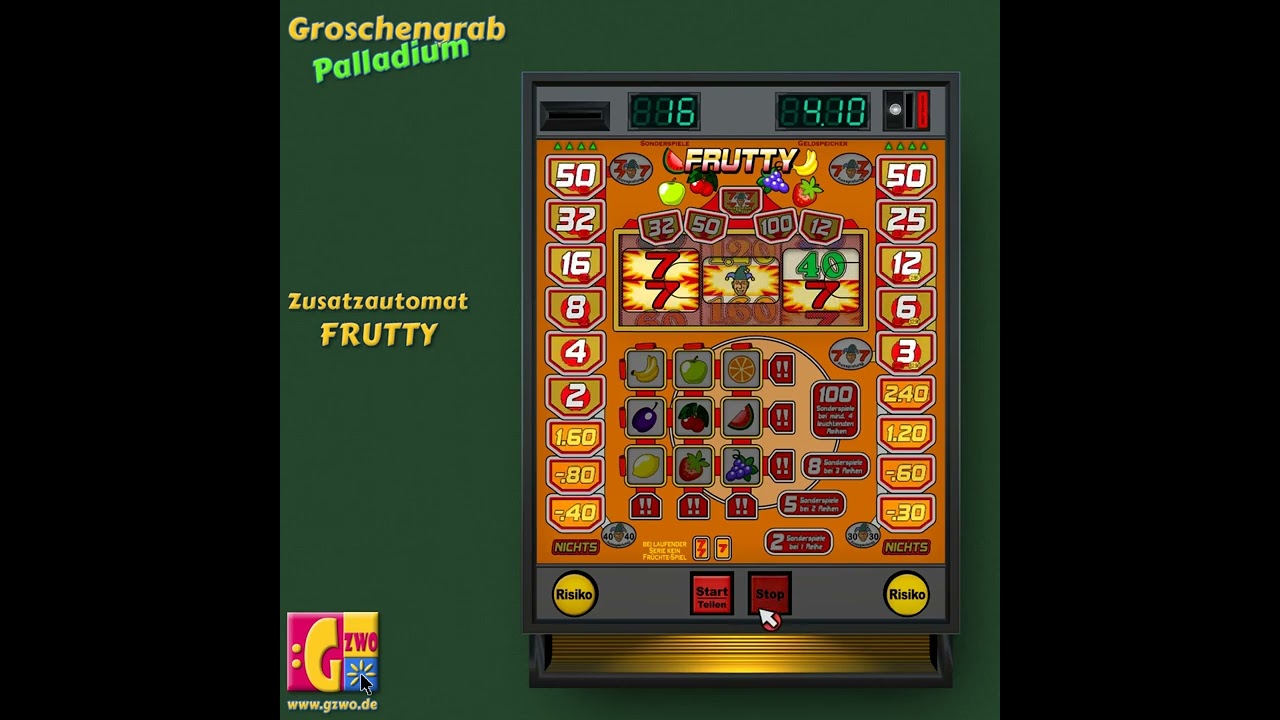 Groschengrab Palladium - Zusatzautomat Frutty