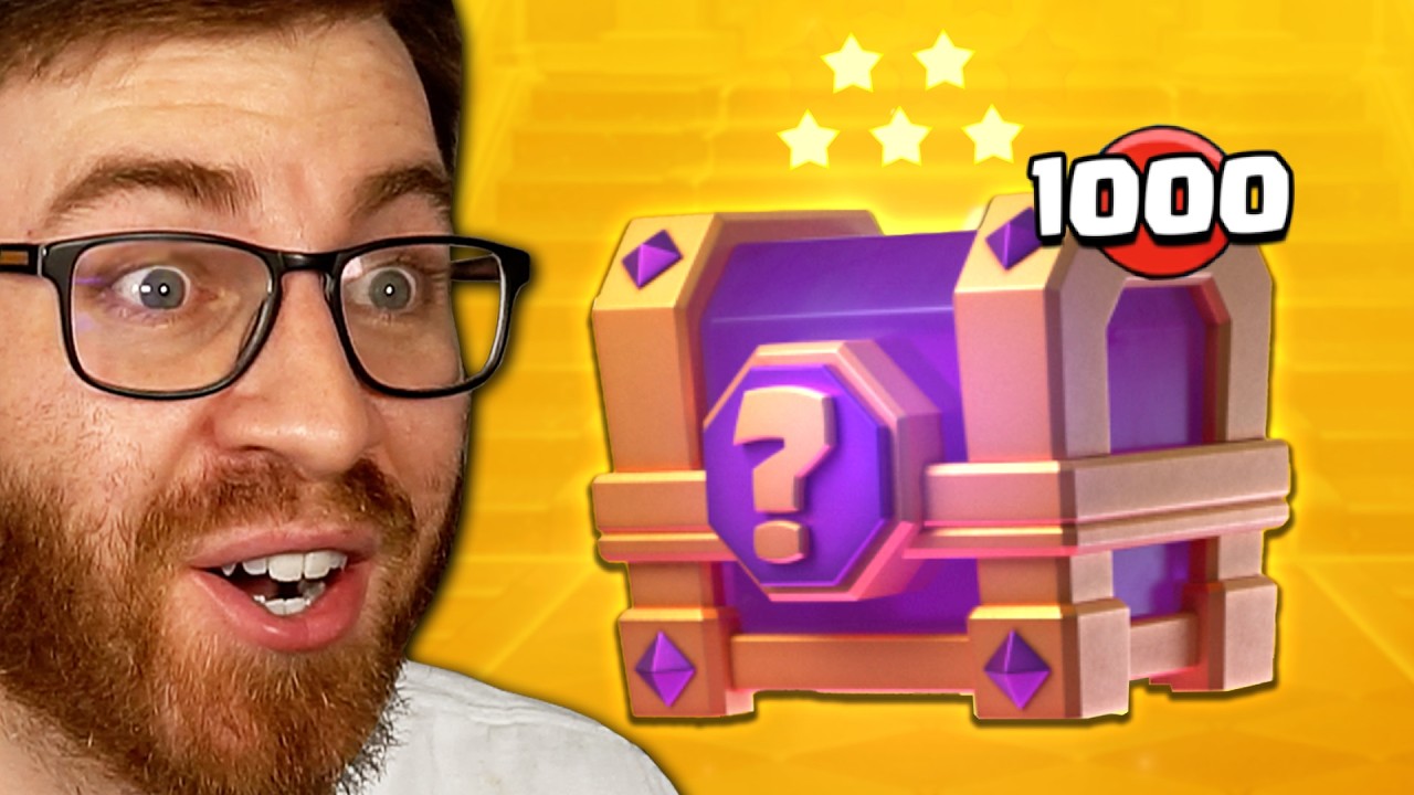 I Opened 1000 NEW LUCKY CHESTS in Clash Royale.. Here's What Happened!