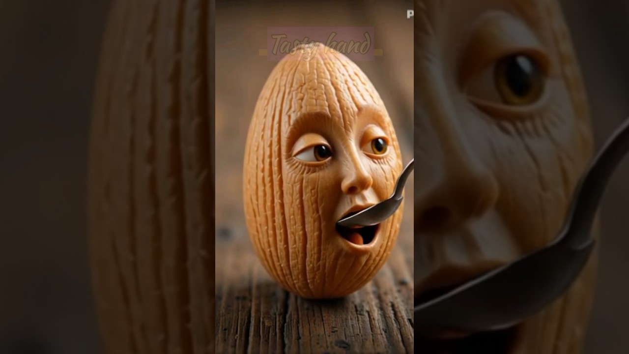Almond Eating 🍀 | Healthy Snack Short Video&rdquo;