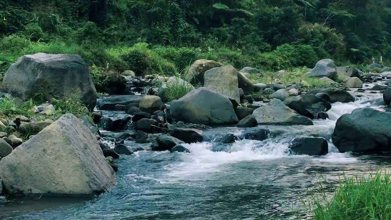 Relaxing Flowing Water White Noise | For Peace of Mind & Body Restoration