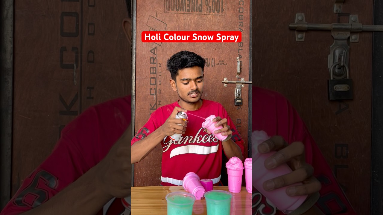 Boss Vs Tota! Best Holi Colour Snow Spray 