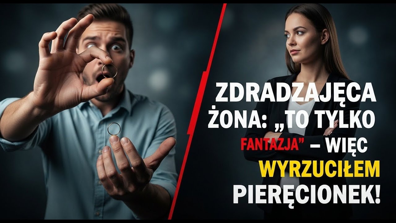 „Zdradzająca żona: »To tylko fantazja« — więc wyrzuciłem pierścionek!”