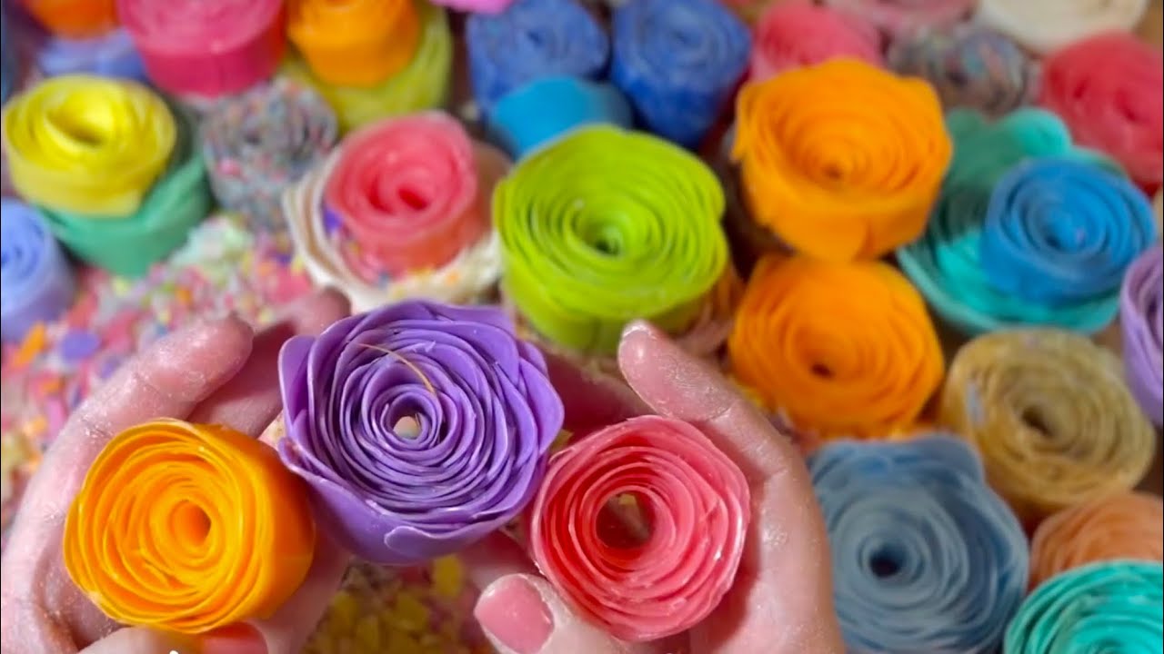 ONE HOUR SOAP ROSES COMPILATION ASMR | credit ​: ​⁠@LolasSoapCrushASMR