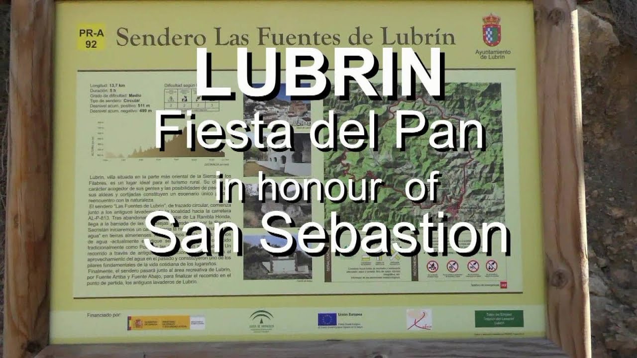 Lubrin, Fiesta del Pan 2018.01.20. In honour of San Sebastian