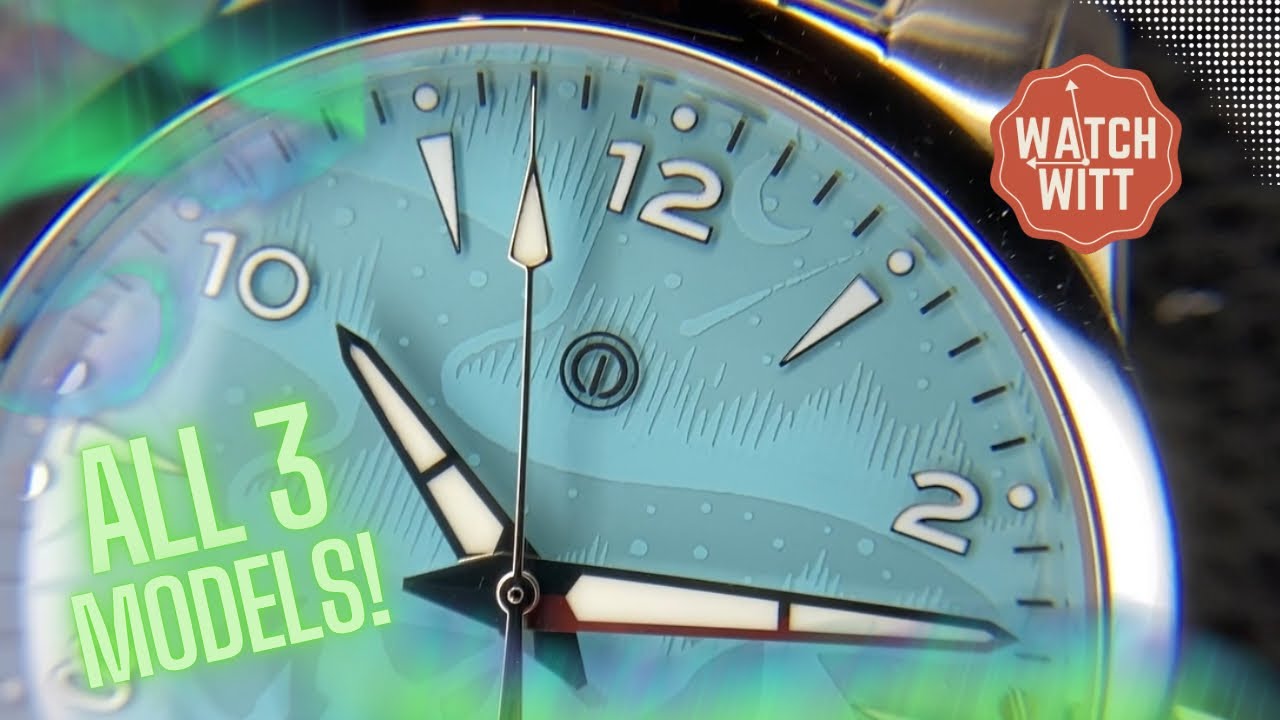 NOR-LIGHT from MMI Watches | Northern Lights Lume! Hands-on ALL 3 Models