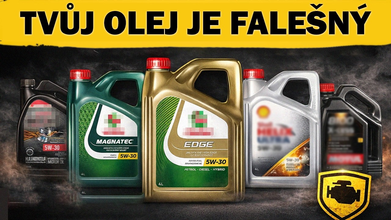 Odkud víte, že váš olej je PRAVÝ? Většina řidičů nemá tušení