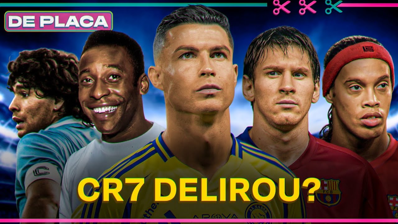 CR7 É O MAIOR E MELHOR JOGADOR DA HISTÓRIA DO FUTEBOL? DEBATEMOS NO DE PLACA!