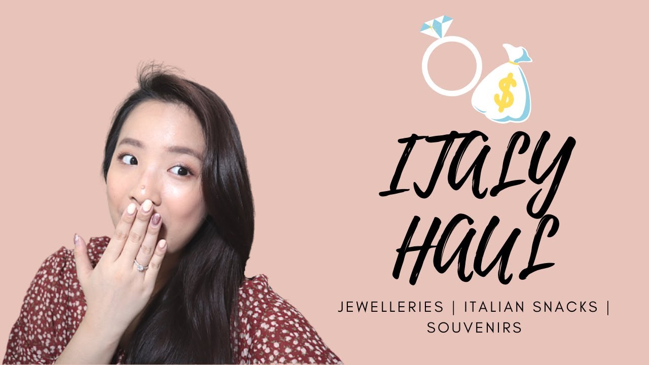 ITALY HAUL 2020 | Jewelleries , Italian Snacks, Souvenirs | Affordable Shopping