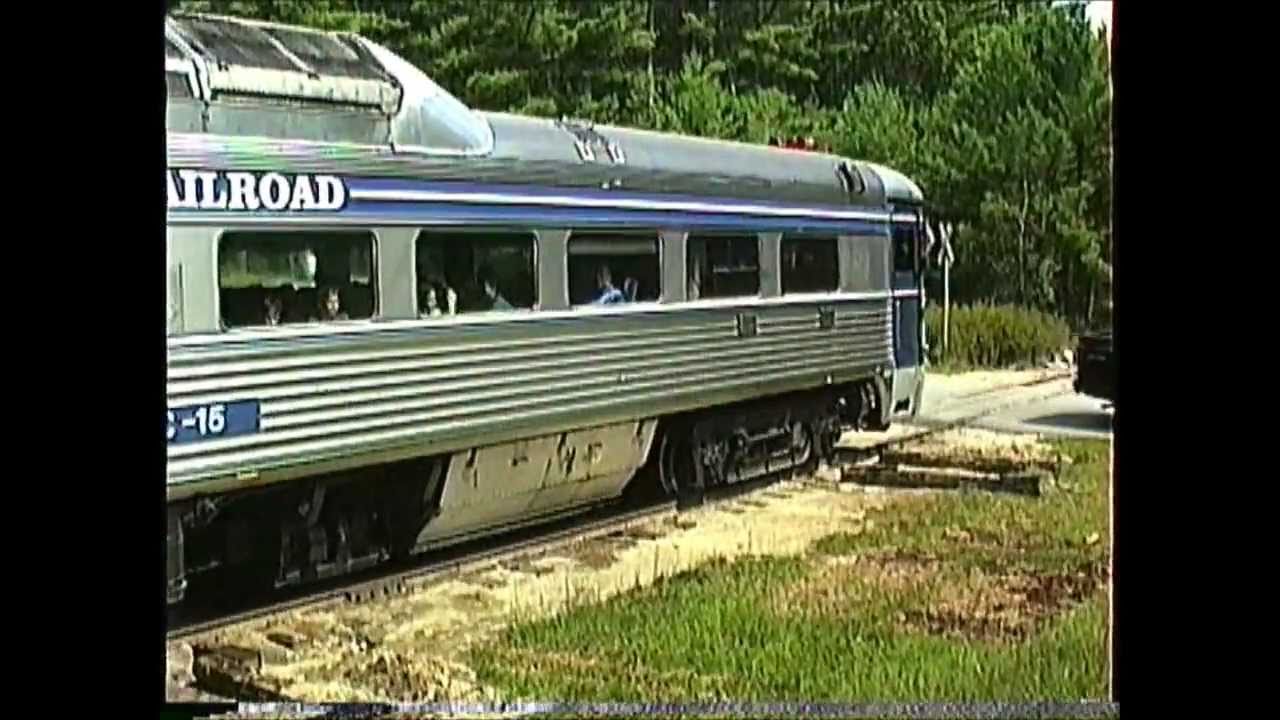 Budd Cars on the Wilton Scenic Railroad 08/28/2004