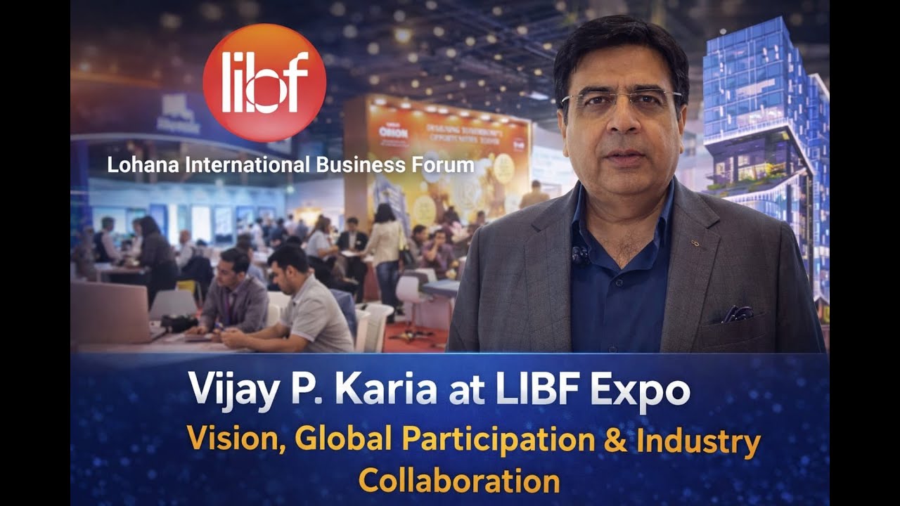 Vijay P  Karia at LIBF Expo  Vision, Global Participation & Industry Collaboration