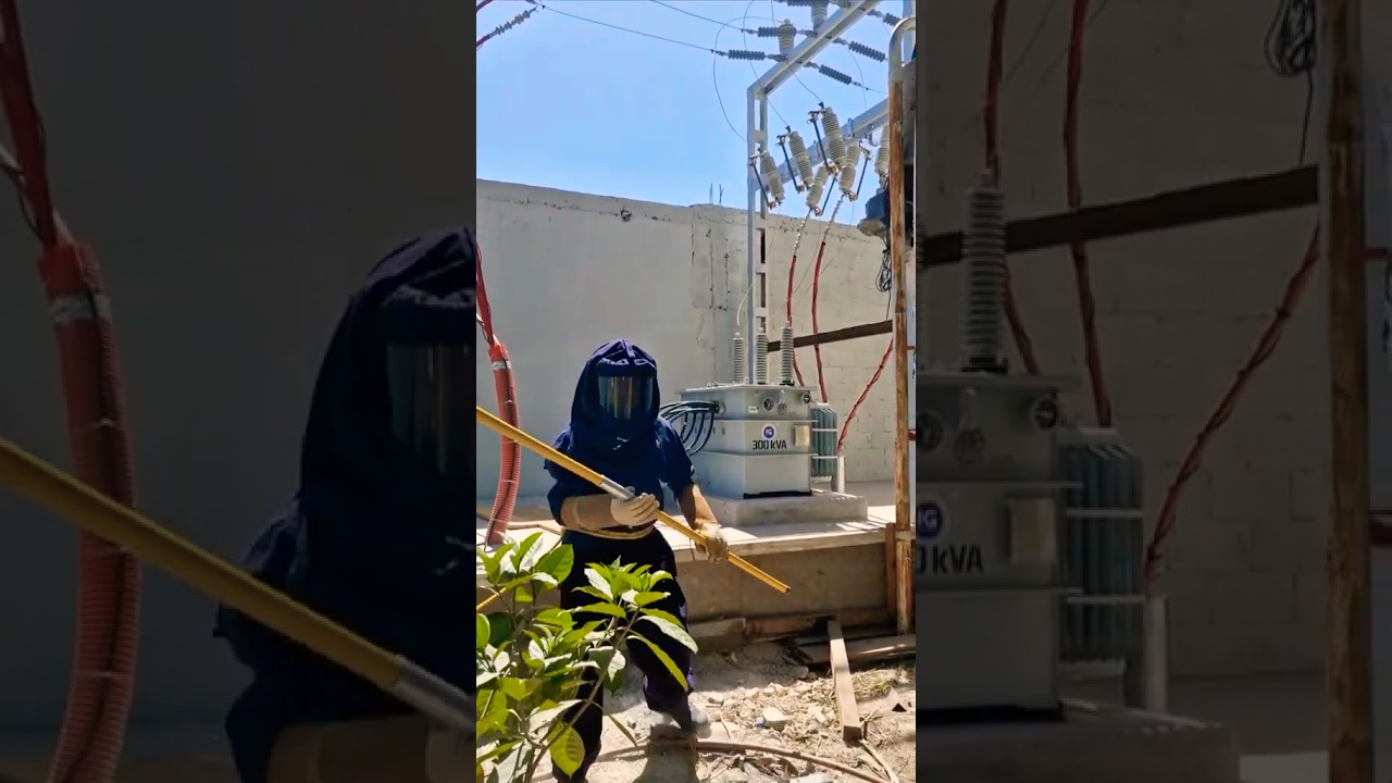 AMERICAN LINEMAN  $10,000 SAFETY GEAR vs INDIAN LINEMAN  FLIP FLOPS and BARE HANDS #electrician