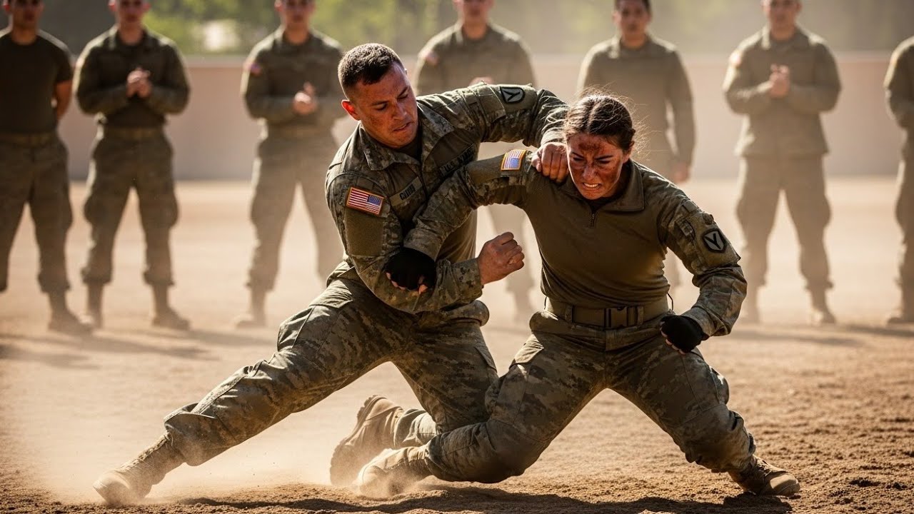 The Sergeant Threw Her Into the Dirt — Moments Later, She Broke Free and Left Him Humiliated