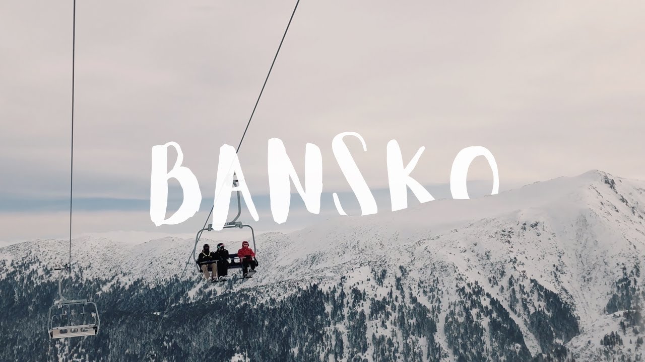 Skiing & Snowboarding in Bansko, Bulgaria 4K