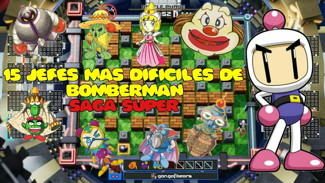 TOP 15 Jefes Mas Difíciles De Bomberman (Saga Super)