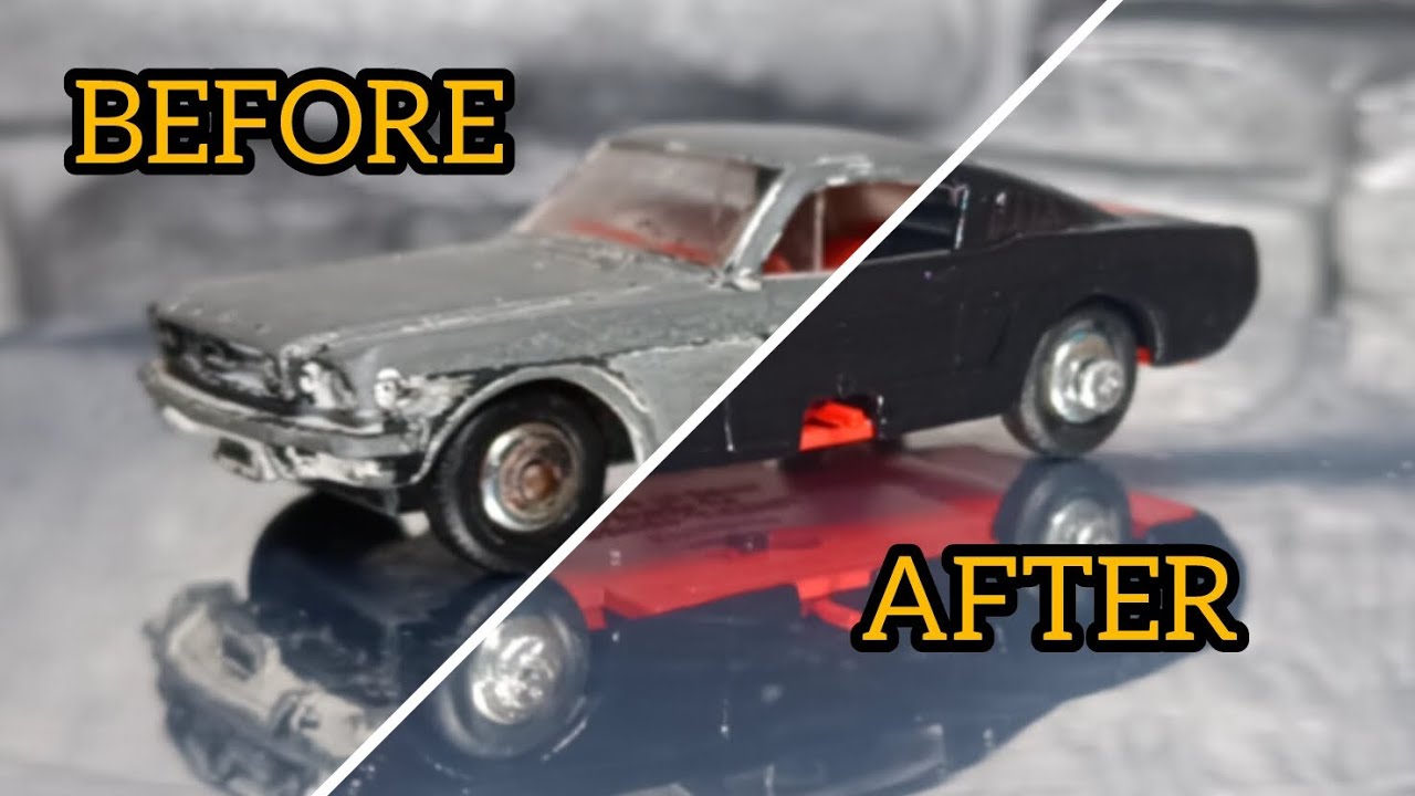 Matchbox Mustang No.8 Steering Wheels (Diecast 1/64 Restoration)
