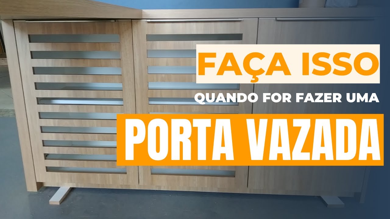 [PARTE 03] COMO FAZER PORTA VAZADA DE MDF