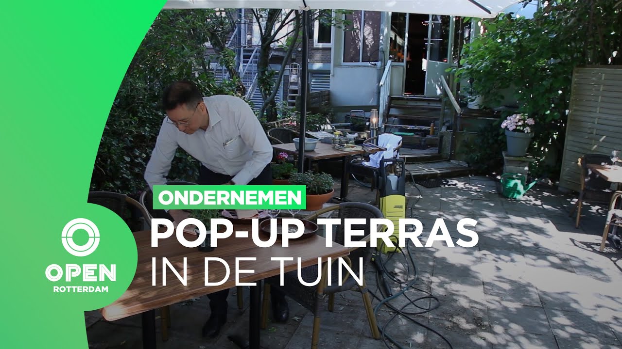 In de tuin eten bij het Chinese restaurant Hong Kong | Ondernemen