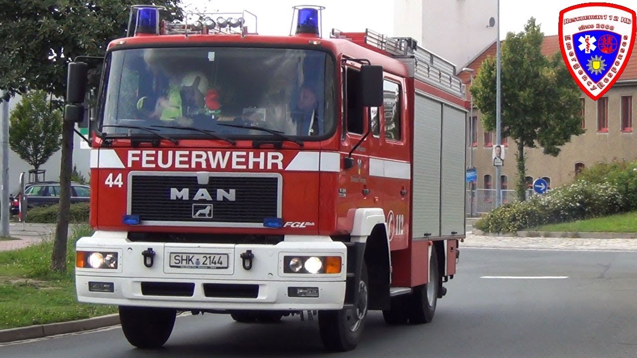 🚒 LF 16/12 + DLK 23/12 + TLF 24/50 Feuerwehr Eisenberg