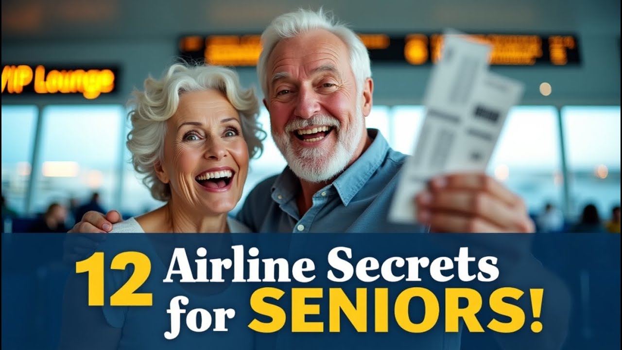 12 Hidden Senior Travel Perks Airlines Don&rsquo;t Want You to Know!